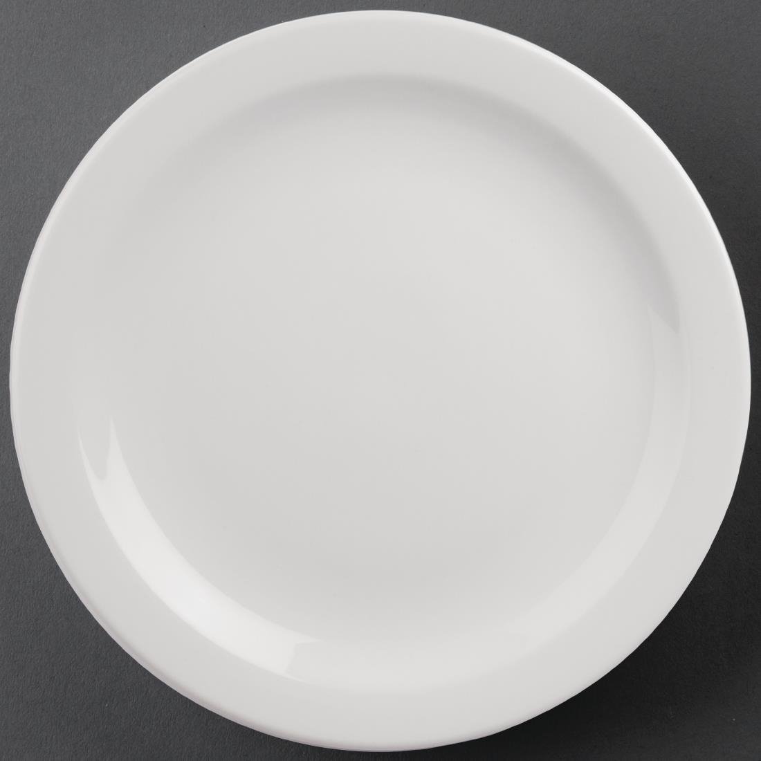 Sale Offer - Athena Hotelware Narrow Rimmed Plate - 28.4cm 11" (Box 36)