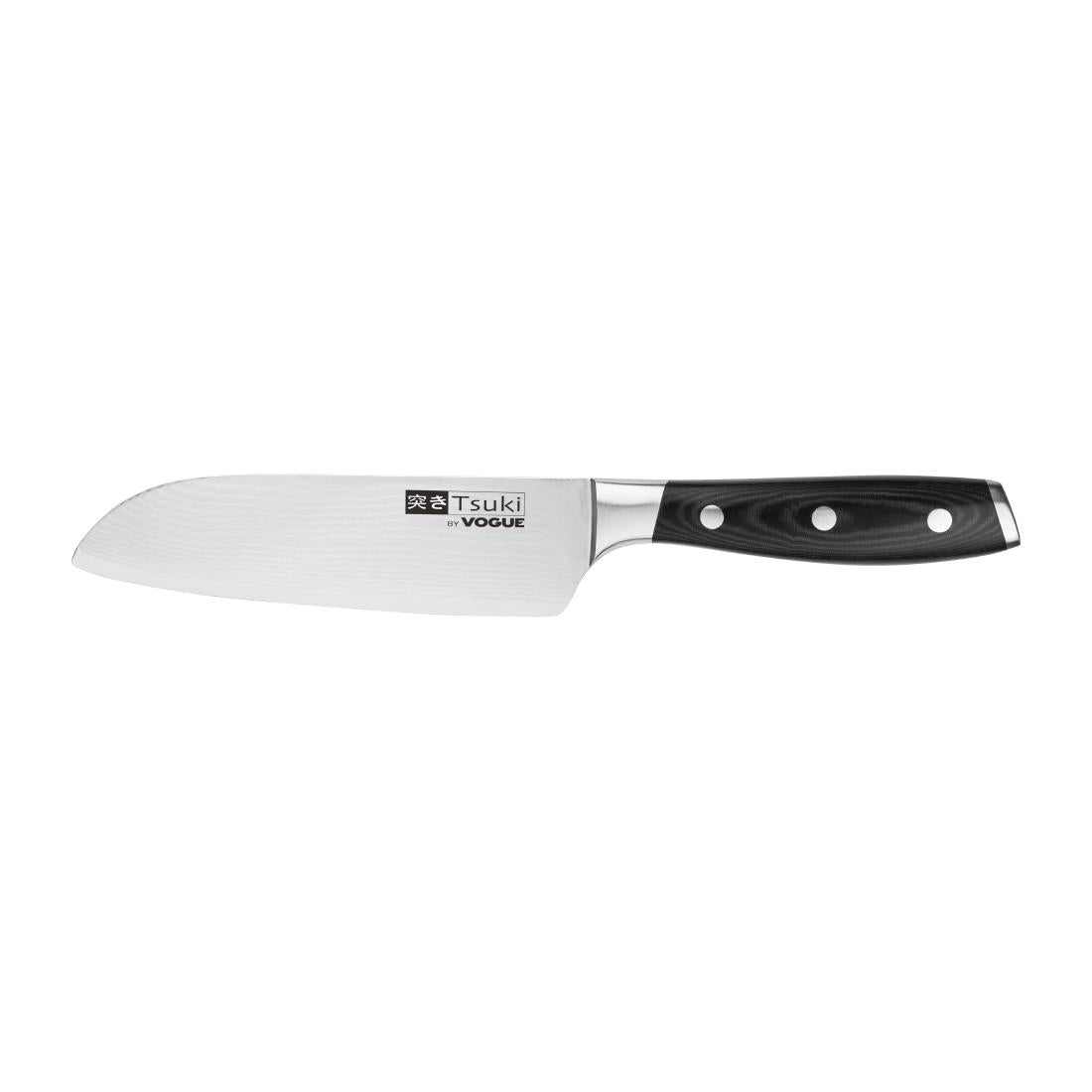 Vogue Tsuki Series 7 Santoku Knife - 175mm 7"