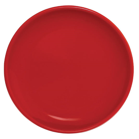 Olympia Cafe Coupe Plate Red - 200mm 8" (Box 12)