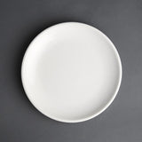 Olympia Cafe Coupe Plate White - 200mm 8" (Box 12)