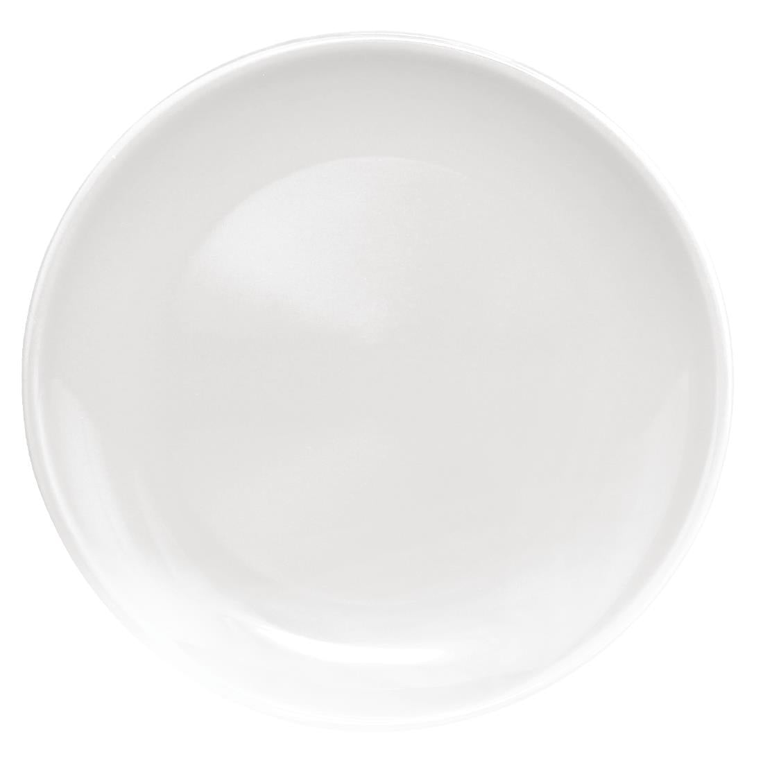 Olympia Cafe Coupe Plate White - 200mm 8" (Box 12)