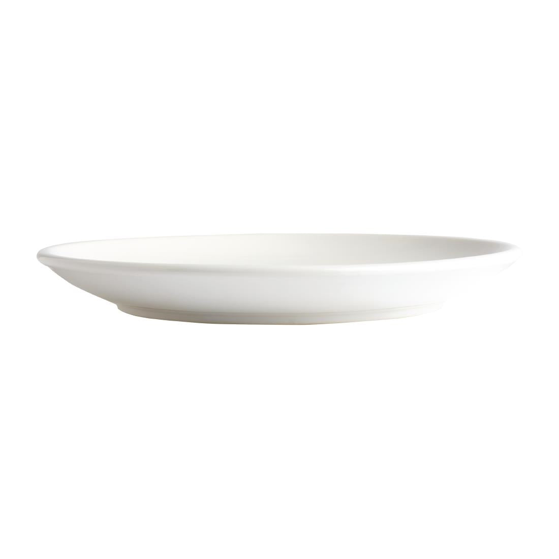 Olympia Cafe Coupe Plate White - 200mm 8" (Box 12)