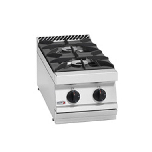 Fagor 700 series natural gas 2 burner boiling top with cast CG7-20H