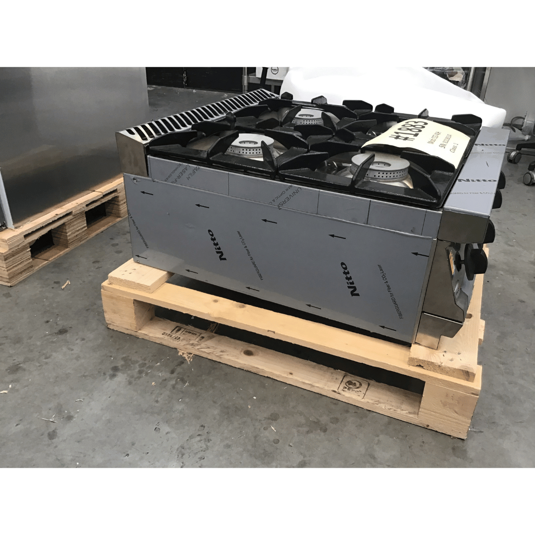 Ex-Showroom: Fagor 700 series natural gas 4 burner SS boiling top - CG7-40H-NSW1883