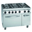 Fagor 700 series natural gas 6 burner with gas oven and neutral cabinet under CG7-61H