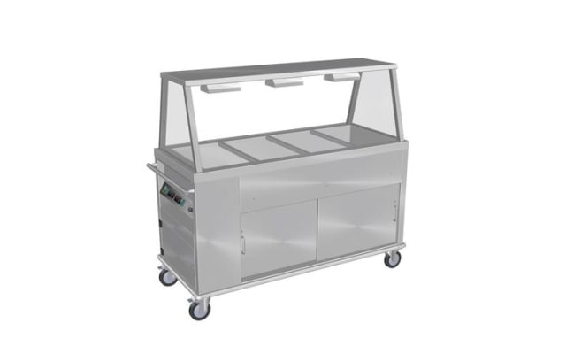 Culinaire Mobile Bain Marie Hot Cupboard with A Frame Gantry CH.BMHM.GA.3
