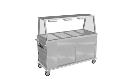 Culinaire Mobile Bain Marie Hot Cupboard with A Frame Gantry CH.BMHM.GA.4