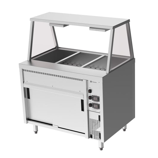 Culinaire Island Bain Marie with A Frame Gantry CH.BMH.I.GA.3