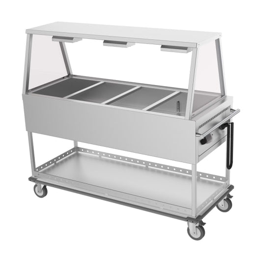 Culinaire Mobile Bain Marie with A Frame Gantry CH.BMM.GA.4