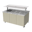 Culinaire Heated Mobile Island Buffet - 4 Module CH.IBGJ.BMC.U.GSF.4