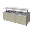 Culinaire Heated Mobile Island Buffet - 4 Module CH.IBGJ.BMC.U.GSF.6