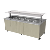 Culinaire Heated Mobile Island Buffet - 4 Module CH.IBGJ.BMC.U.GSF.6