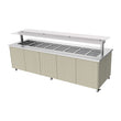 Culinaire Heated Mobile Island Buffet - Stainless Steel Top and Joinery Panels Island Buffet - Flat CH.IBSJ.BMC.U.GSF.8