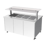Culinaire Heated Mobile Island Buffet- 4 Module CH.IBSS.BMC.U.GSF.4