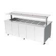 Culinaire Heated Mobile Island Buffet - 6 Module CH.IBSS.BMC.U.GSF.6