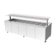 Culinaire Heated Mobile Island Buffet - 8 Module CH.IBSS.BMC.U.GSF.8
