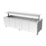 Culinaire Heated Mobile Island Buffet - 8 Module CH.IBSS.BMC.U.GSF.8