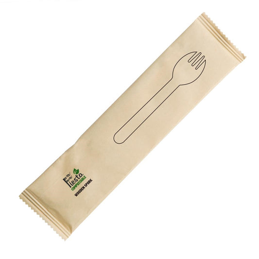 Fiesta Compostable Individually Wrapped Spork (Pack 500)