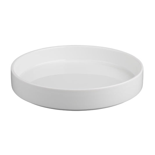 Olympia Whiteware Flat Walled Bowl - 270mm 10 2/3" (Box 4)