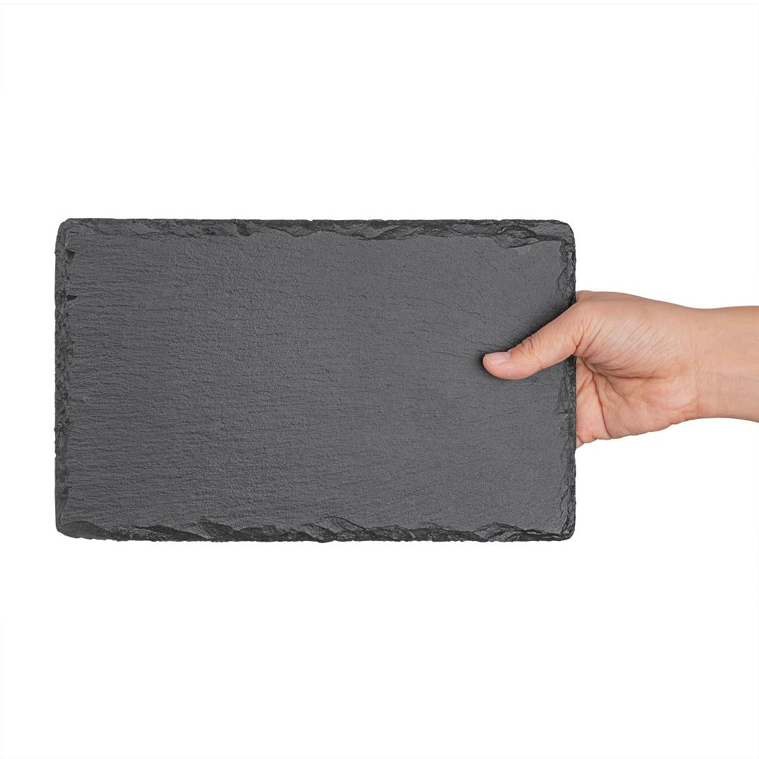 Olympia Natural Slate Board GN 1/4 (Pack 2)