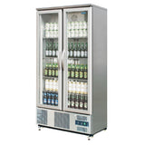 Polar G-Series Double Door Upright Back Bar Fridge Hinged St/St 490Ltr