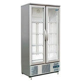 Polar G-Series Double Door Upright Back Bar Fridge Hinged St/St 490Ltr