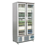 Polar G-Series Double Door Upright Back Bar Fridge Hinged St/St 490Ltr