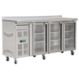 Polar U-Series Premium Bar Fridge 3 Door St/St - 543Ltr