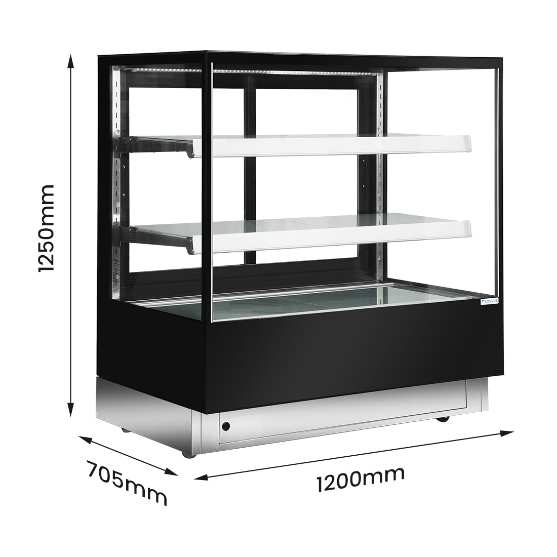 Bonvue Elite Cold Displays with 2 shelves - CL1200-2S