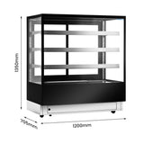 Bonvue Elite Cold Displays with 3 shelves - CL1200-3S
