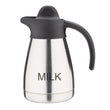 Olympia Vacuum Jug Etched "Milk" - 0.5Ltr with screwtop