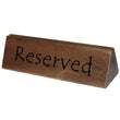 Wooden Reserved Sign/Menu Holder (Pack 10)