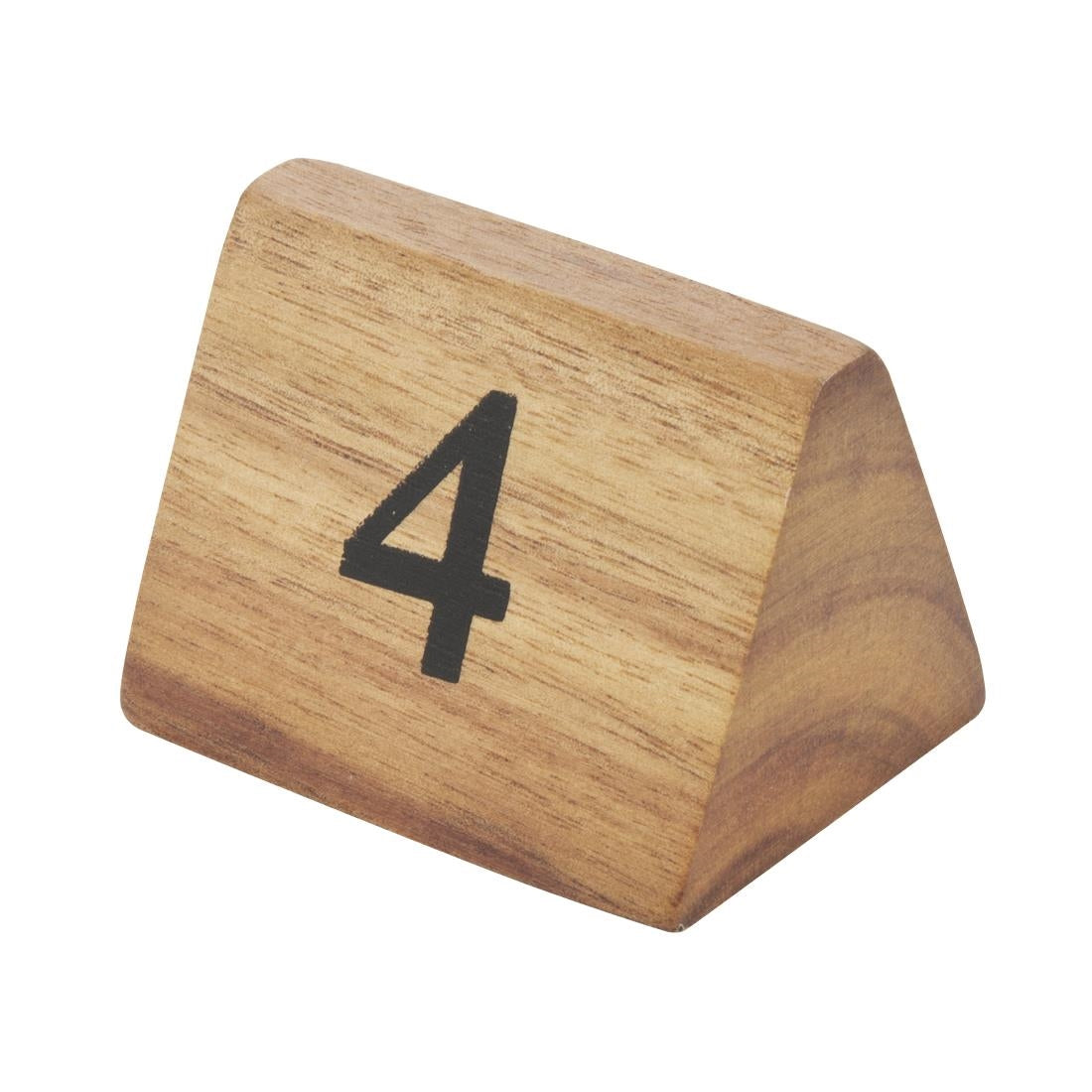 Wooden Table Number Signs Nos 1-10 (Set of 10)