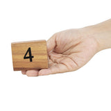 Wooden Table Number Signs Nos 1-10 (Set of 10)