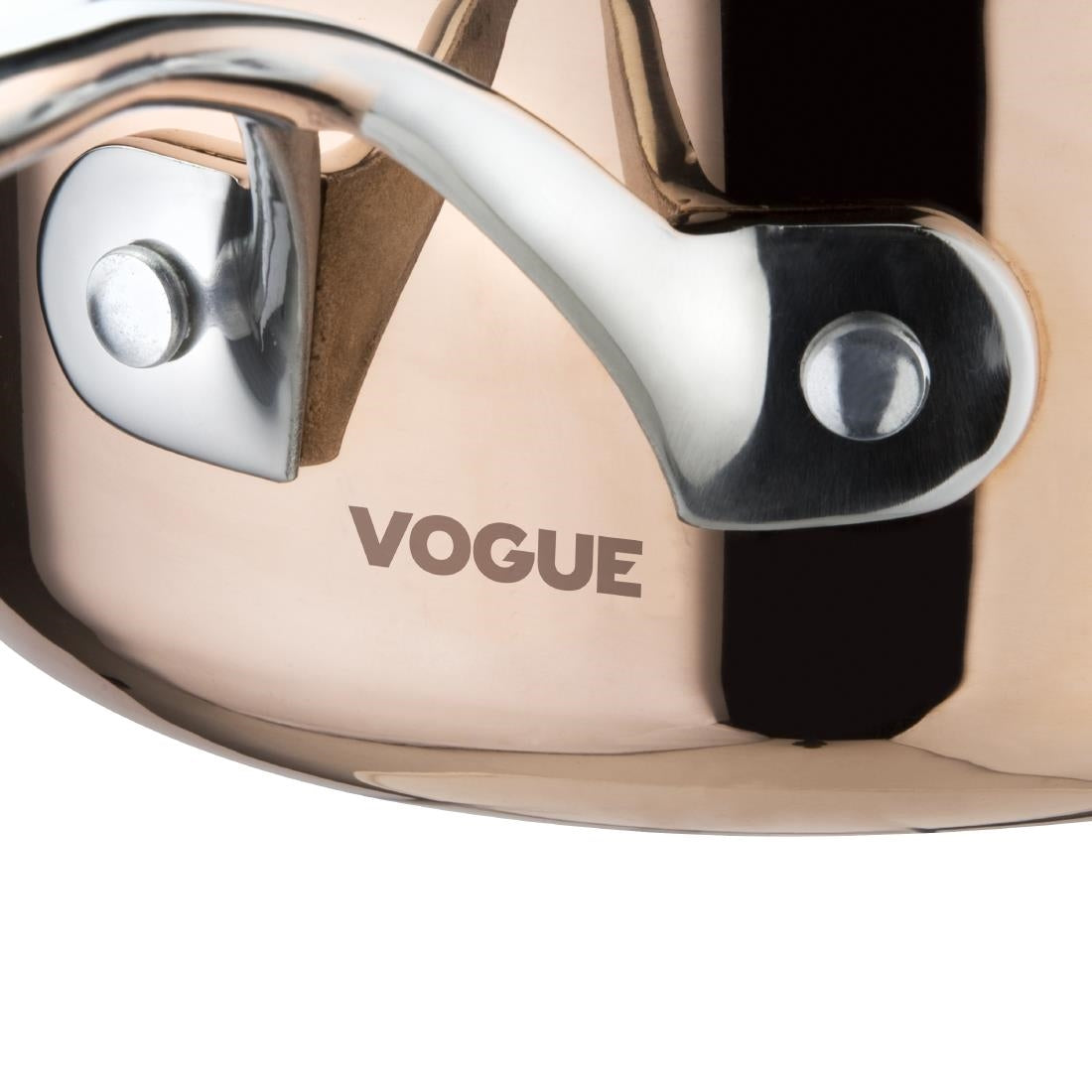 Vogue Induction Tri-Wall Copper Saute Pan - 200mm 7 3/4"