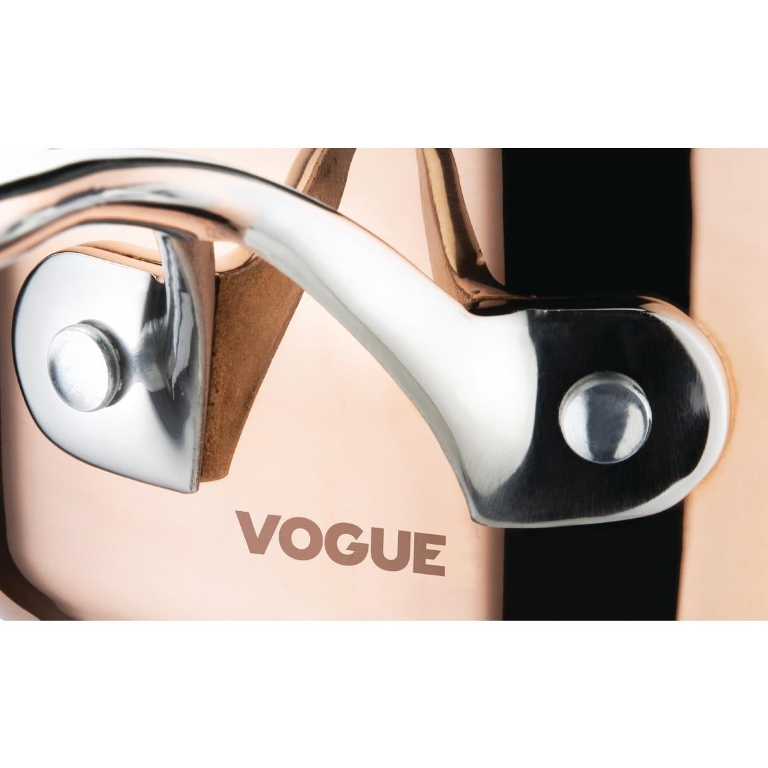 Vogue Induction Tri-Wall Copper Saute Pan - 200mm 7 3/4"