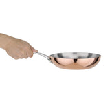 Vogue Induction Tri-Wall Copper Fry Pan - 200mm 7 3/4"