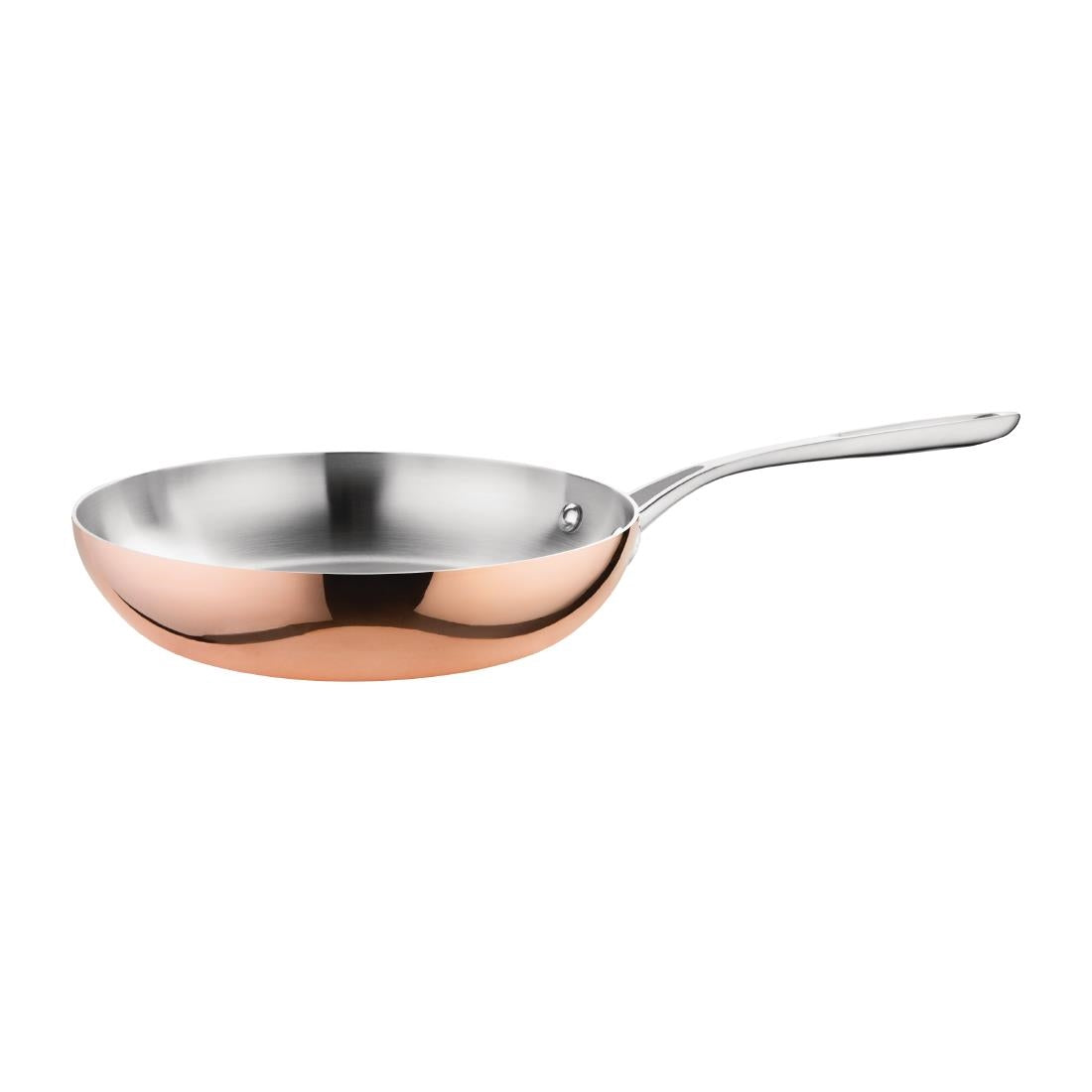 Vogue Induction Tri-Wall Copper Fry Pan - 240mm 9"