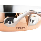 Vogue Induction Tri-Wall Copper Fry Pan - 240mm 9"