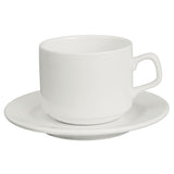 Olympia Lumina Stacking Cup fits Saucer CD646 200ml 7oz (Box 6)