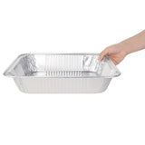 Fiesta Recyclable Rectangular Foil Container - GN 1/2 (Pack 5)