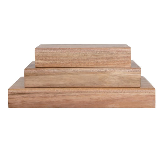 Olympia FSC Acacia Wood Riser Set (Set 3)