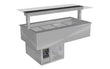 Culinaire Under Bench Refrigerated Counter Line Self Contained Cold Well With Flat Glass Gantry - St CR.CWCF.U.GSF.8