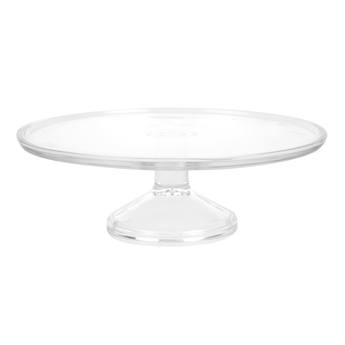 Olympia Glass Cake Stand Base for Dome CS014 - 305x95mm 12x 3 3/4"