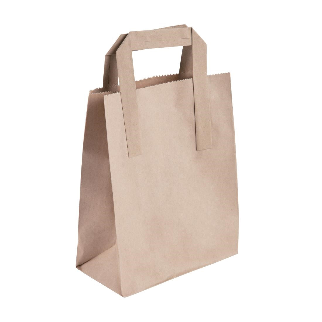 EDLP Fiesta Recyclable Brown Paper Bag with Handles Small (Pack 250)