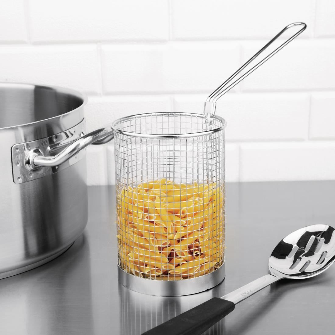 Vogue Spaghetti Basket St/St - 120mm 4 3/4"