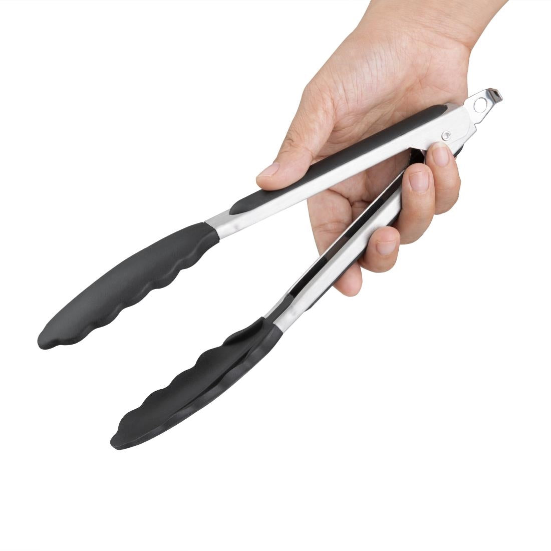 Vogue Silicone Tongs St/St - 230mm 9"