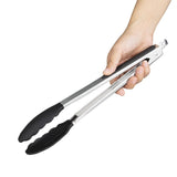 Vogue Silicone Tongs St/St - 300mm 11 3/4"