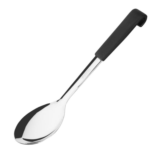 Vogue Serving Spoon Black Handled - 340mm 13"