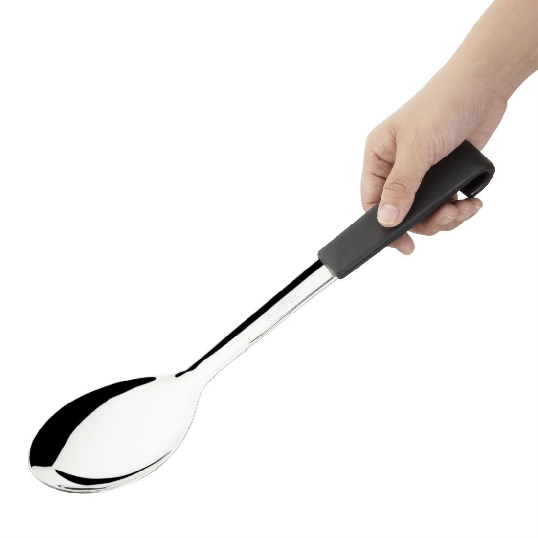 Vogue Serving Spoon Black Handled - 340mm 13"